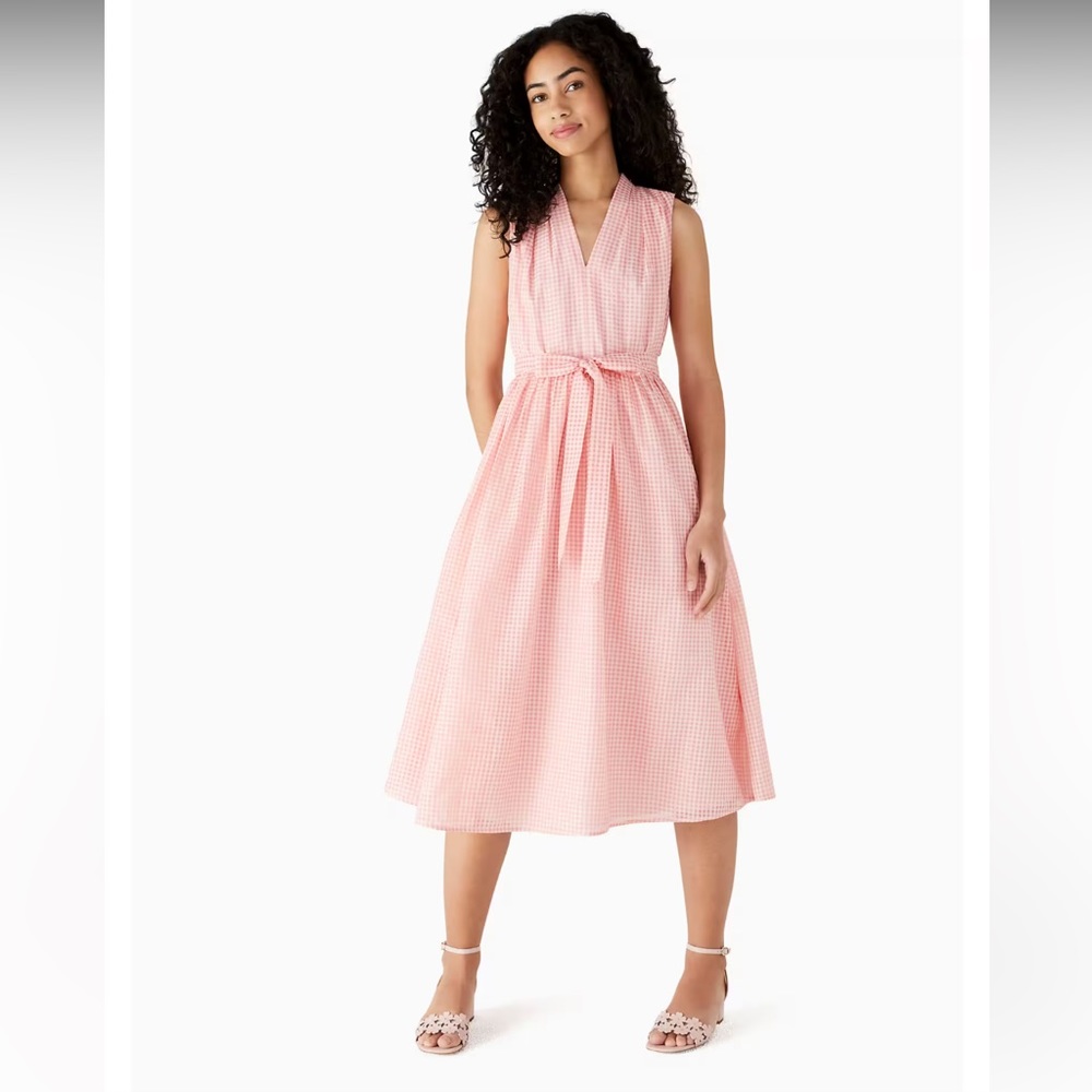 Kate Spade Gingham Burnout Dress